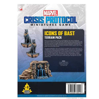 Marvel Crisis Protocol: Icons Of Bast Terrain Pack