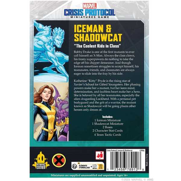 Marvel Crisis Protocol: Iceman & Shadowcat