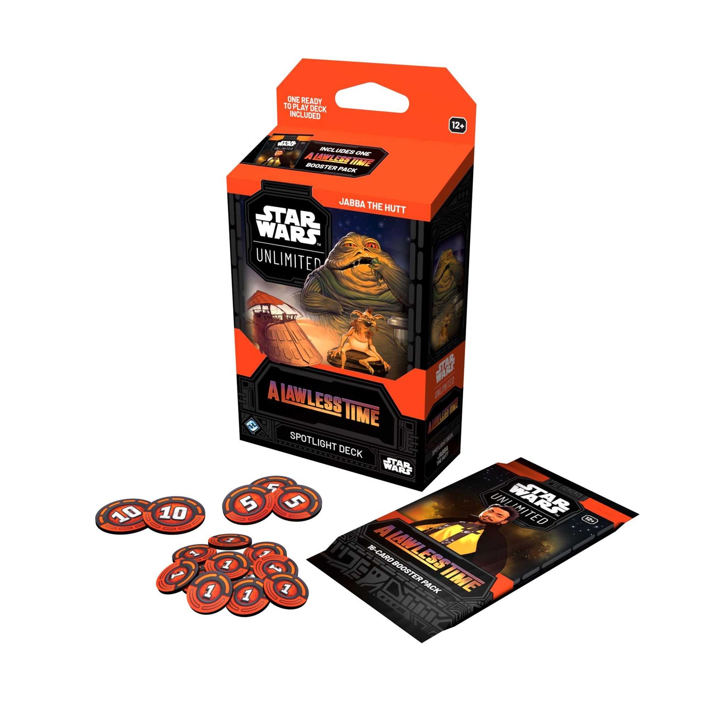 Star Wars: Unlimited - A Lawless Time Spotlight Deck Display (6) Jabba & Leia