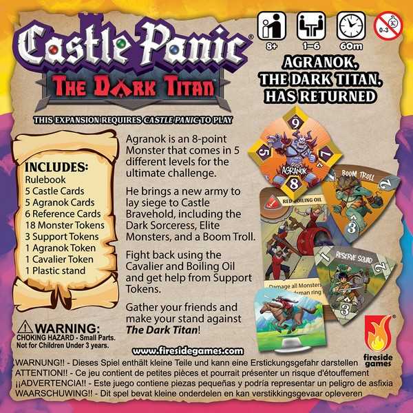 Castle Panic The Dark Titan 2e