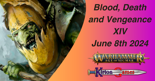 Age of Sigmar: Blood, Death and Vengeance XIV | One Day Tournament | 8 June 2024