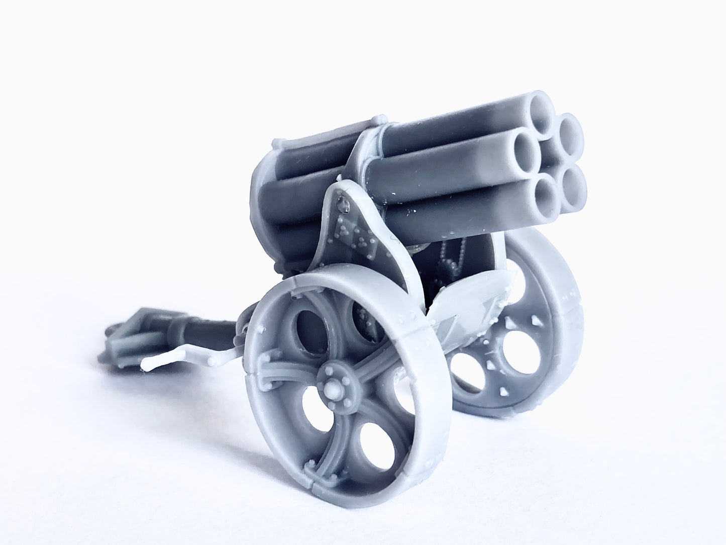Multiple Rocket Launcher Nebelwerfer - 28mm Steampunk Inspired by Curious Constructs