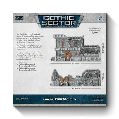 Gothic Sector Mundis Imperialis: Censorium Damaged & Destroyed