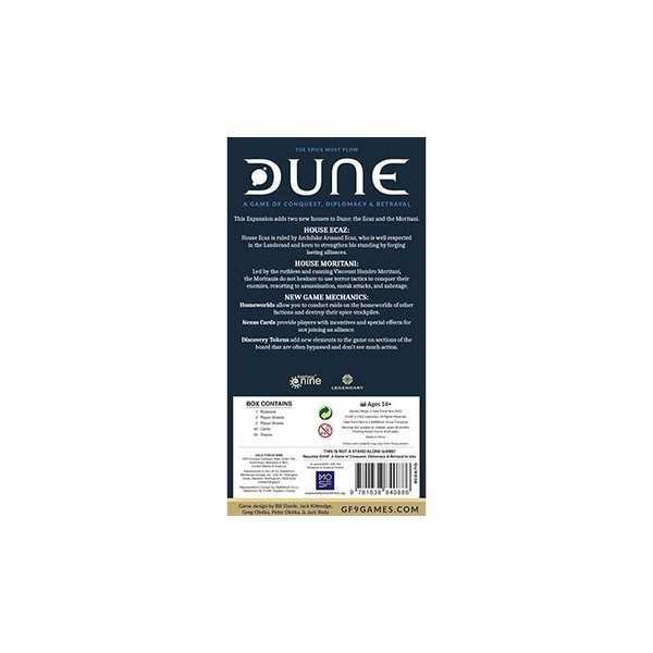 Dune: A Game of Conquest, Diplomacy & Betrayal - Ecaz and Moritani House Expansion