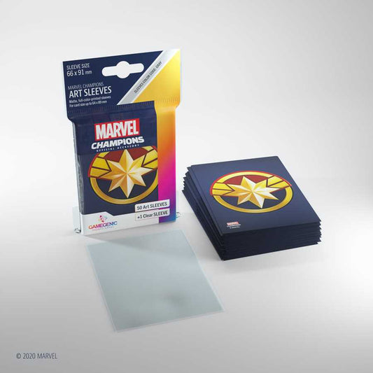 Marvel Champions Art Sleeves- Captain Marvel (50 ct.)