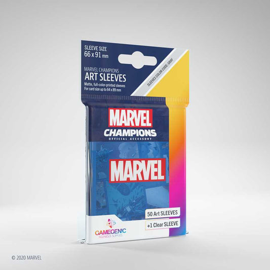 Marvel Champions Art Sleeves- Marvel Blue (50 ct.)