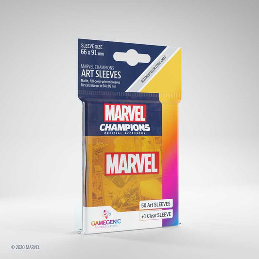 Marvel Champions Art Sleeves- Marvel Orange (50 ct.)