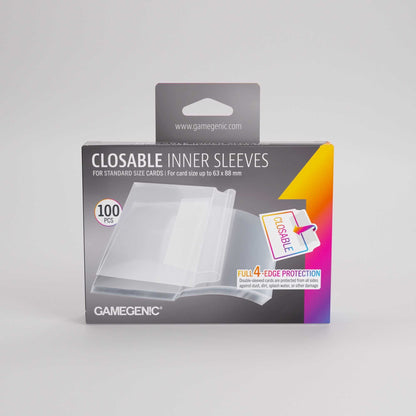 Gamegenic Closable Inner Sleeves 64x89 (100 ct.)