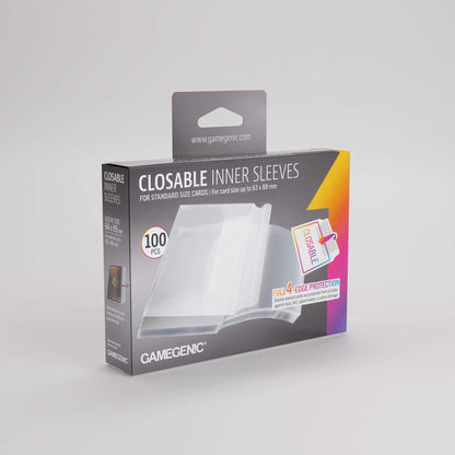 Gamegenic Closable Inner Sleeves 64x89 (100 ct.)
