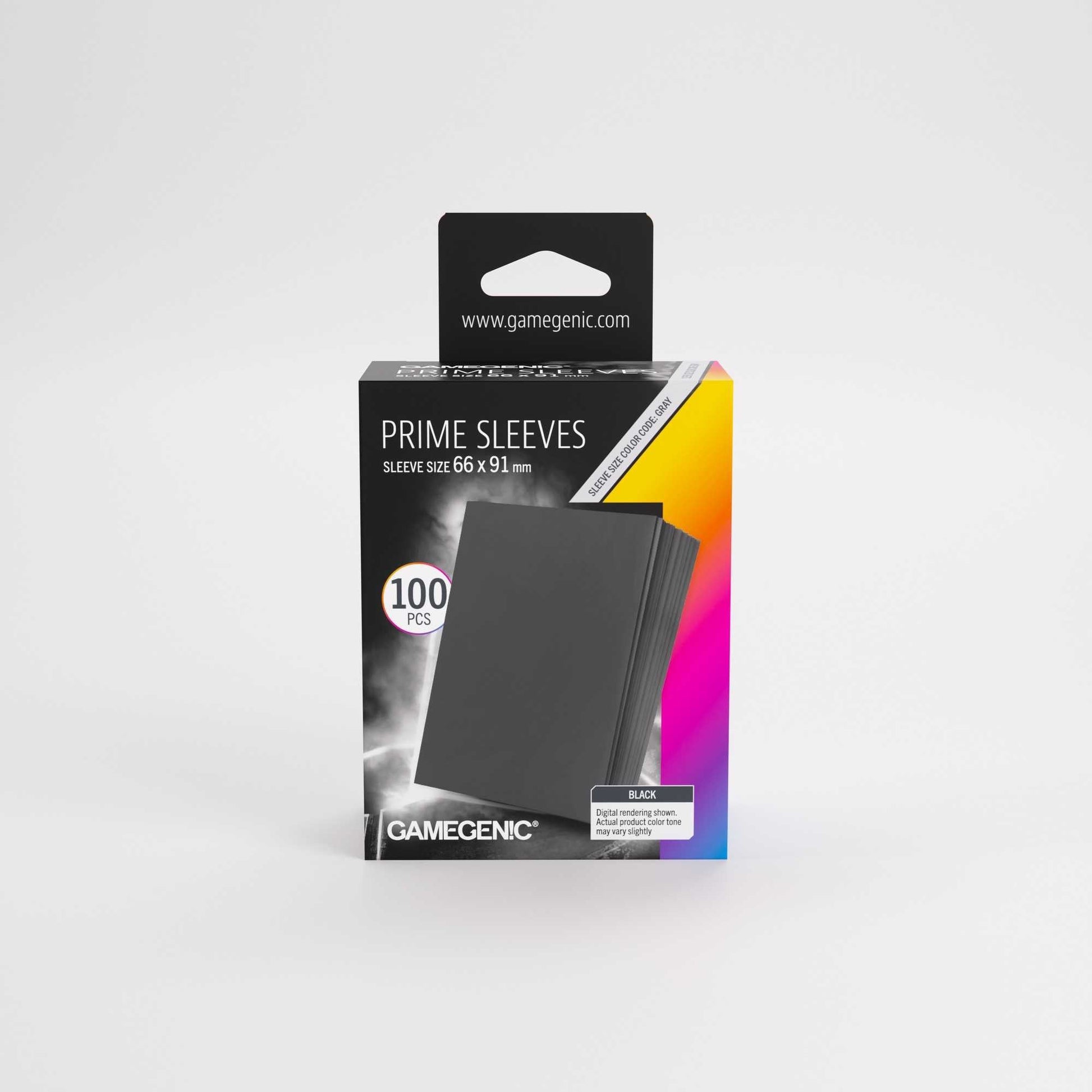 Gamegenic Prime Sleeves Black 66x91 (100 ct.)