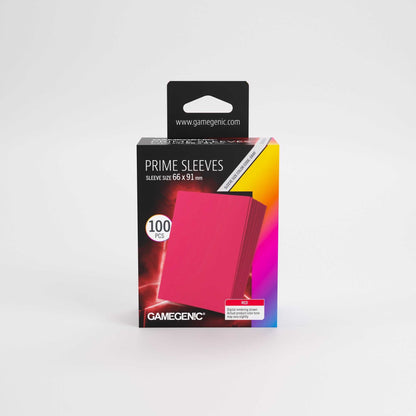Gamegenic Prime Sleeves Red 66x91 (100 ct.)