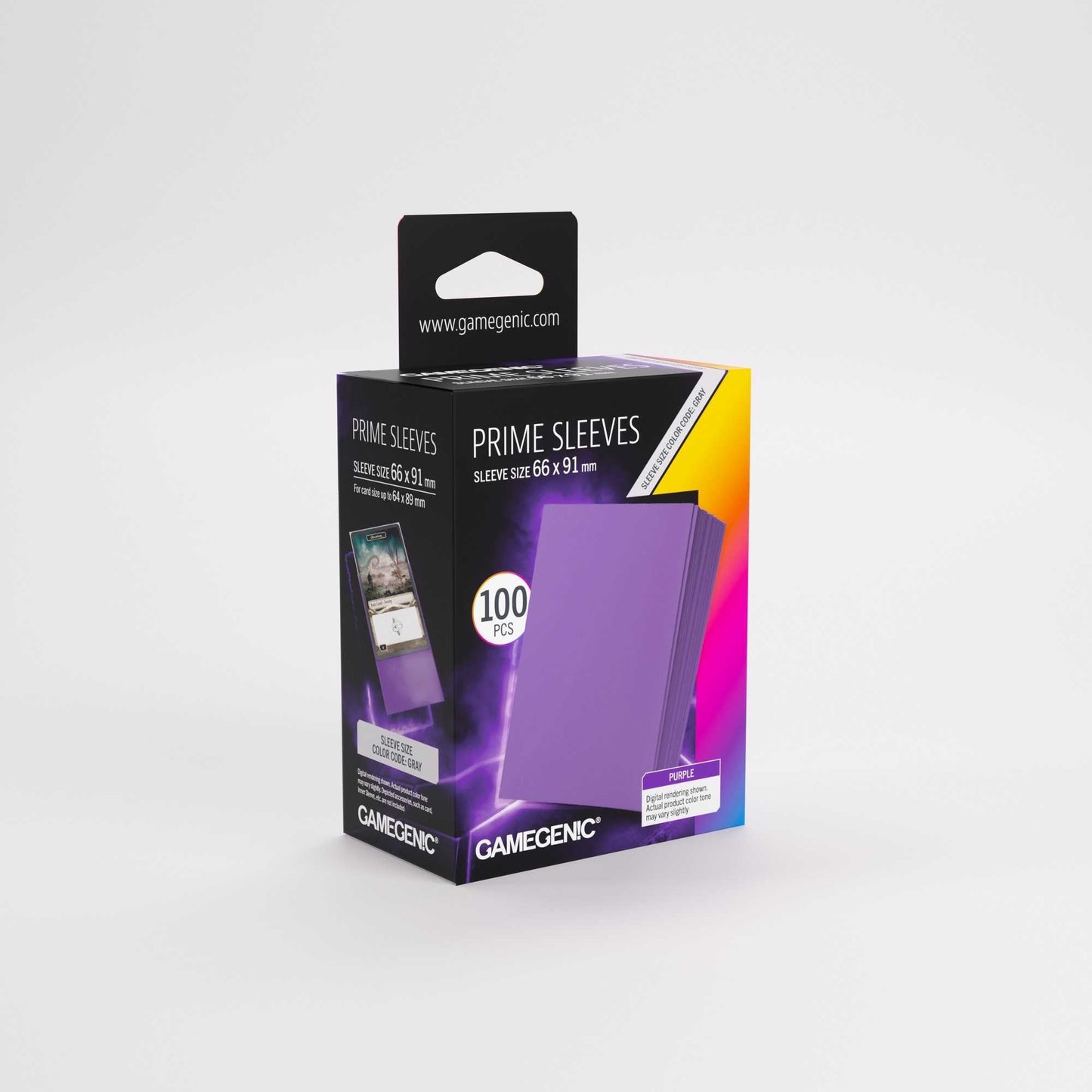 Gamegenic Prime Sleeves Purple 66x91 (100 ct.)
