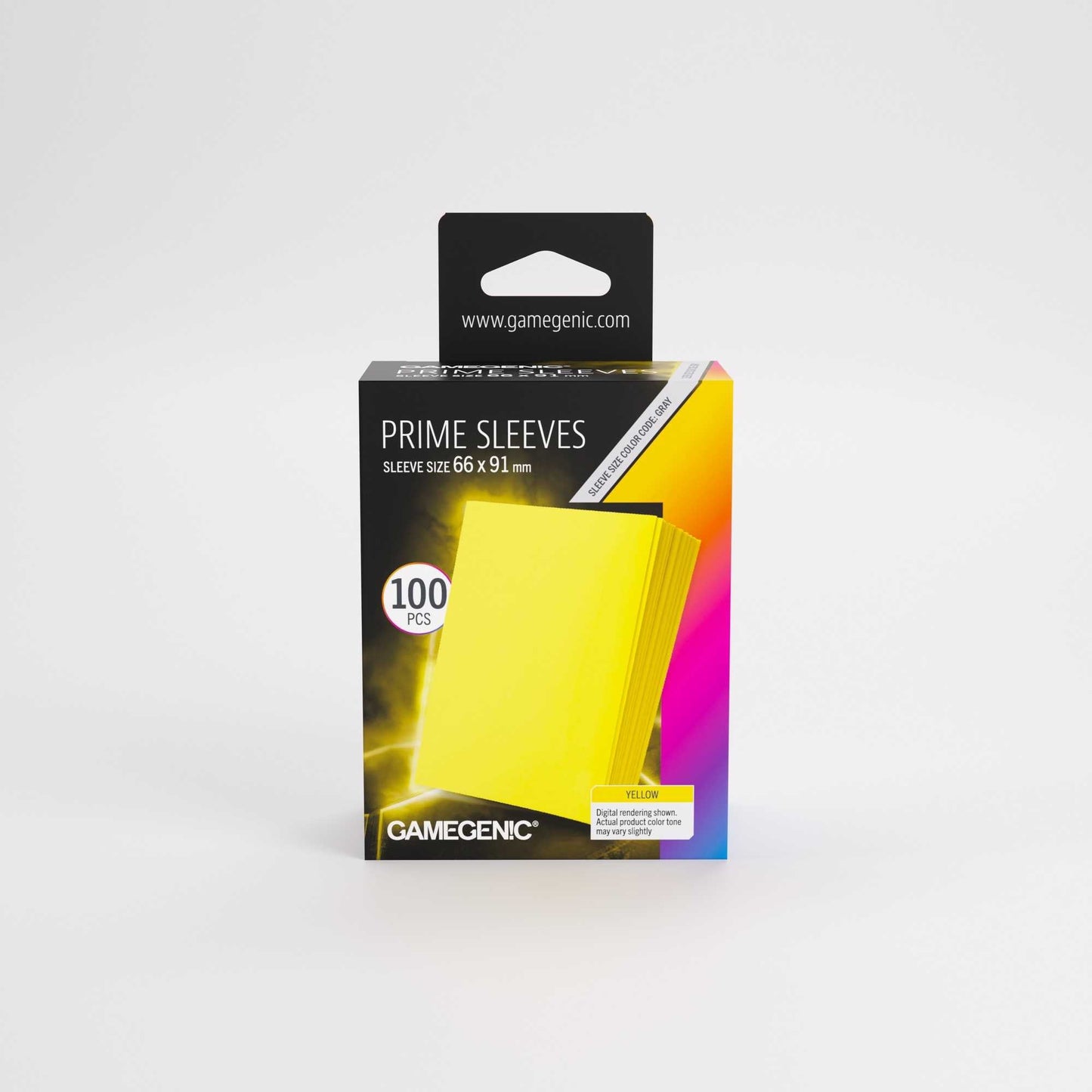 Gamegenic Prime Sleeves Yellow 66x91 (100 ct.)