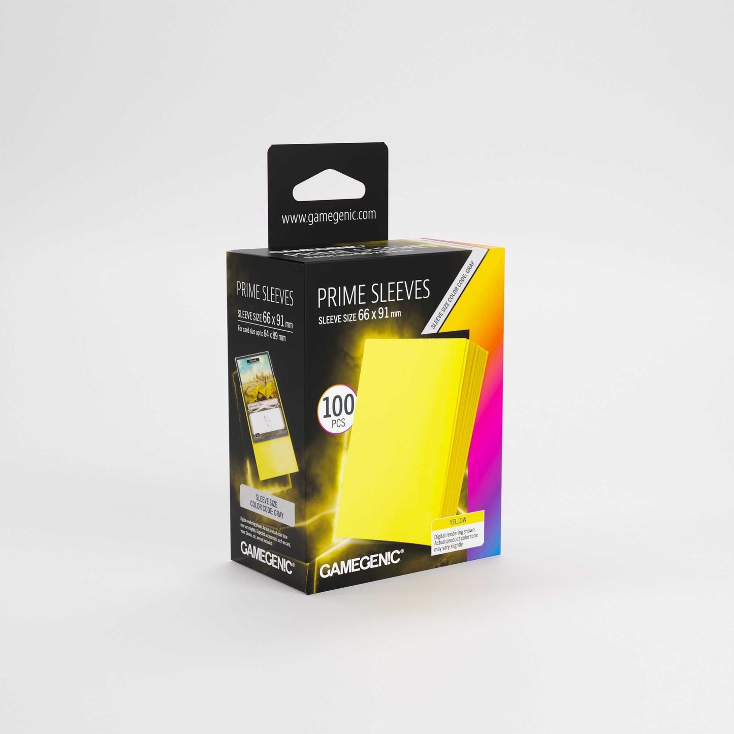 Gamegenic Prime Sleeves Yellow 66x91 (100 ct.)