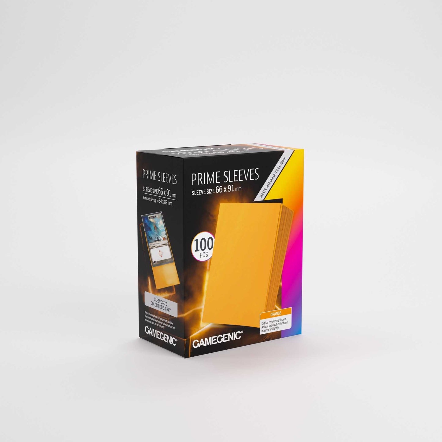 Gamegenic Prime Sleeves Orange 66x91 (100 ct.)