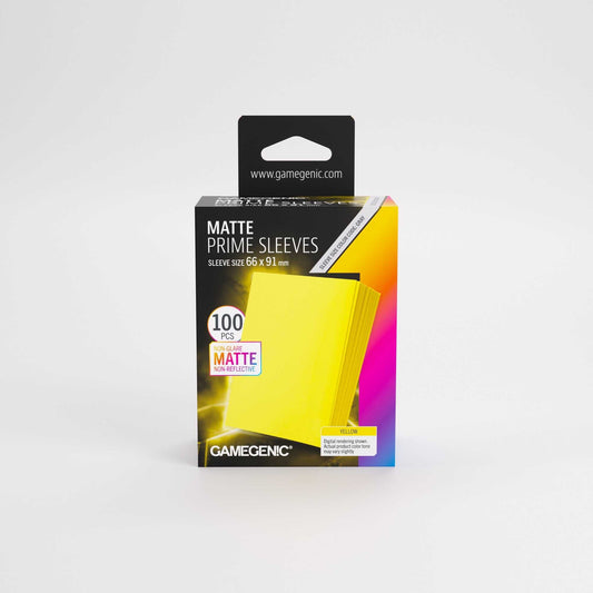 Gamegenic Matte Prime Sleeves Yellow 66x91 (100 ct.)