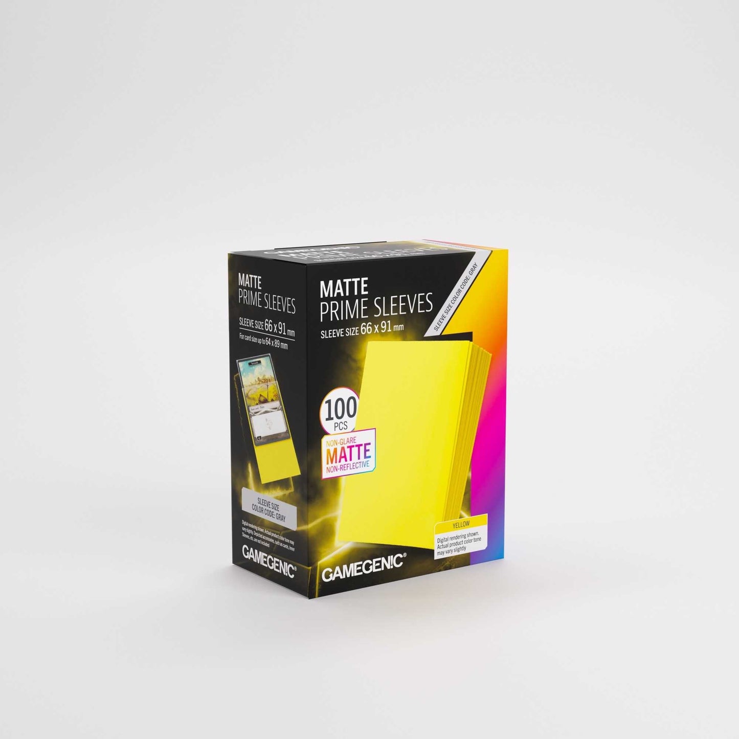 Gamegenic Matte Prime Sleeves Yellow 66x91 (100 ct.)