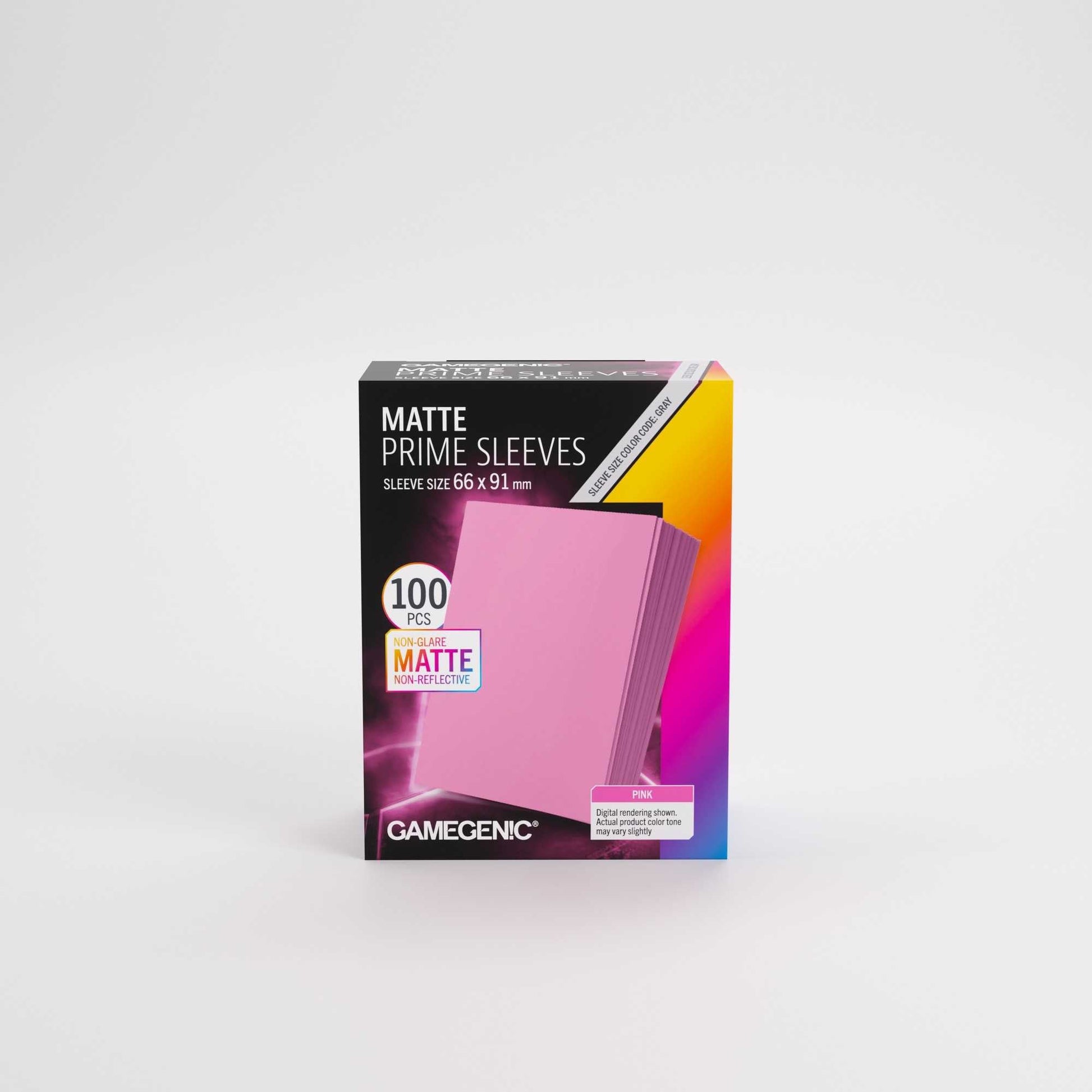 Gamegenic Matte Prime Sleeves Pink 66x91 (100 ct.)