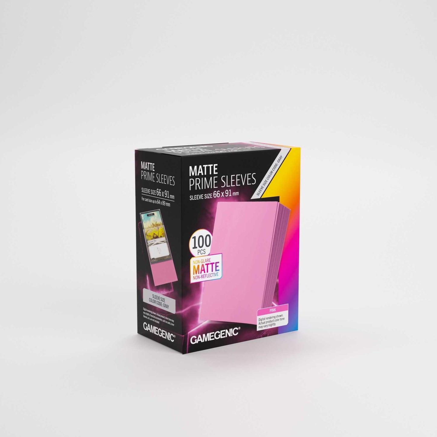 Gamegenic Matte Prime Sleeves Pink 66x91 (100 ct.)