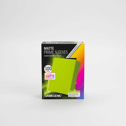 Gamegenic Matte Prime Sleeves Lime 66x91 (100 ct.)