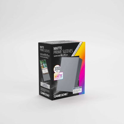 Gamegenic Matte Prime Sleeves Dark Gray 66x91 (100 ct.)