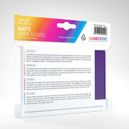 Matte Prime Sleeves - Purple (100)