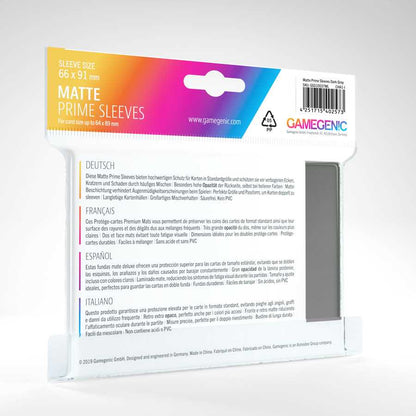 Matte Prime Sleeves - Dark Gray (100)