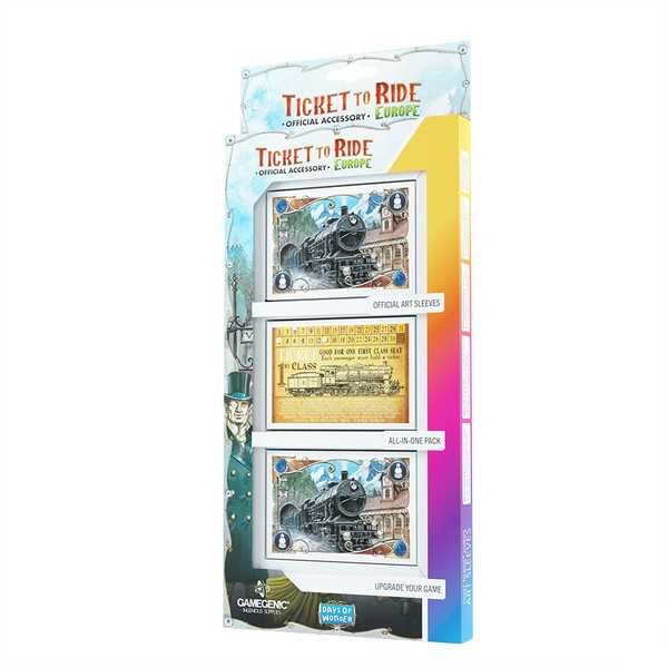 Ticket To Ride Art Sleeves - Europe