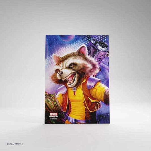 Marvel Champions Fine Art Sleeves – Rocket Raccoon