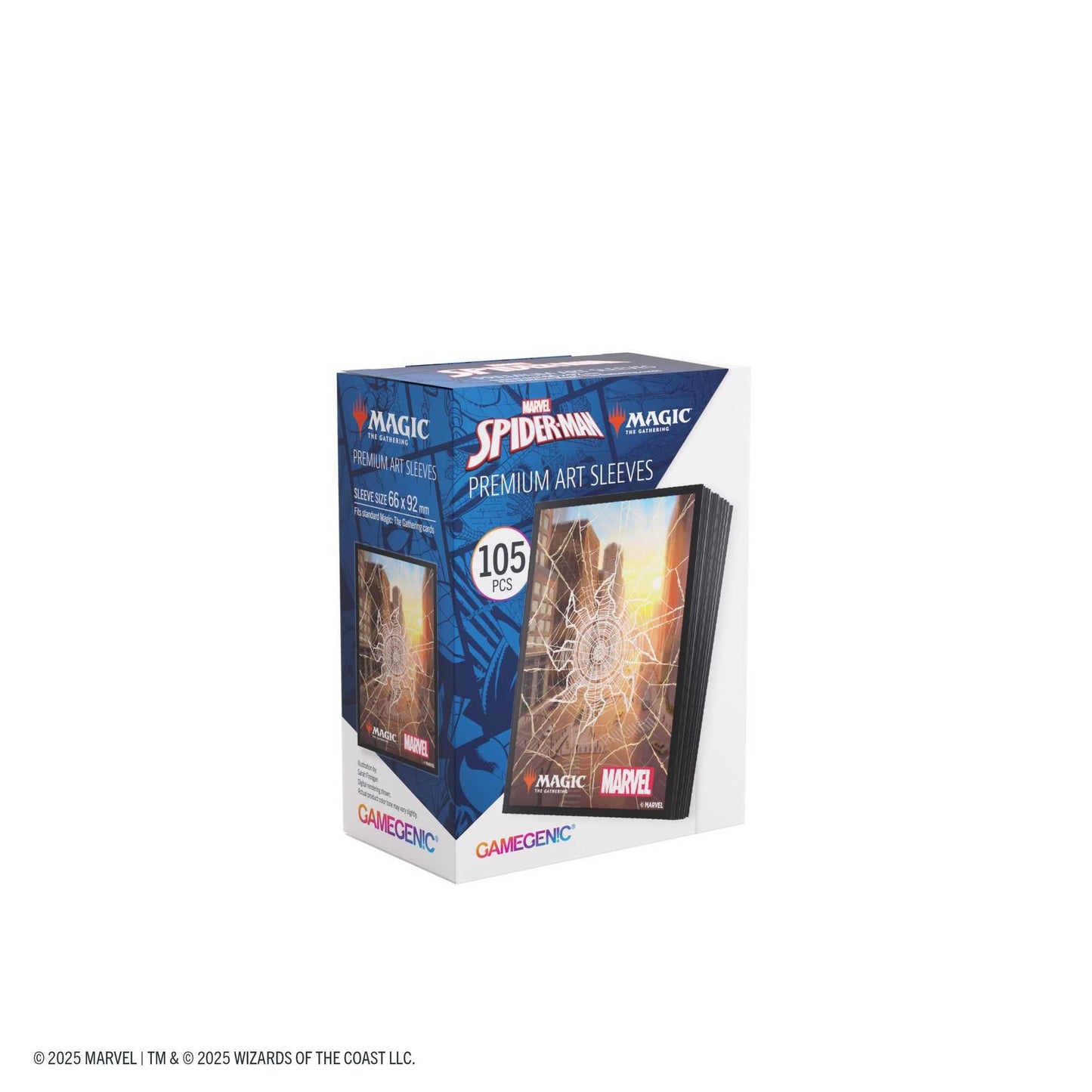 Gamegenic Magic: The Gathering Marvel's Spider-Man Premium Art Sleeves - Spider-Man Plains