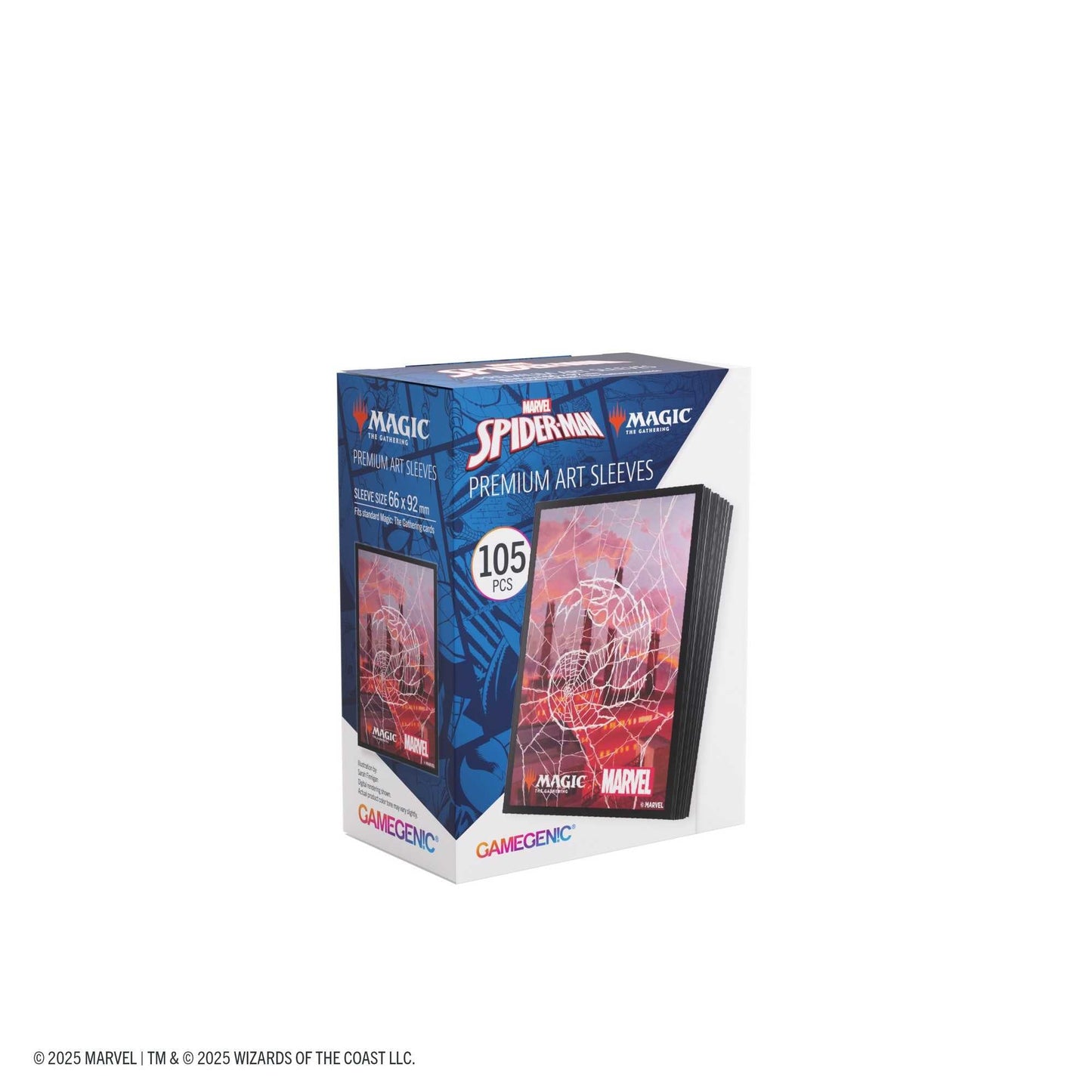 Gamegenic Magic: The Gathering Marvel's Spider-Man Premium Art Sleeves - Spider-Man Mountain