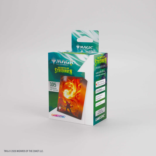Gamegenic Magic: The Gathering Secrets of Strixhaven Premium Art Sleeves - Mana 4