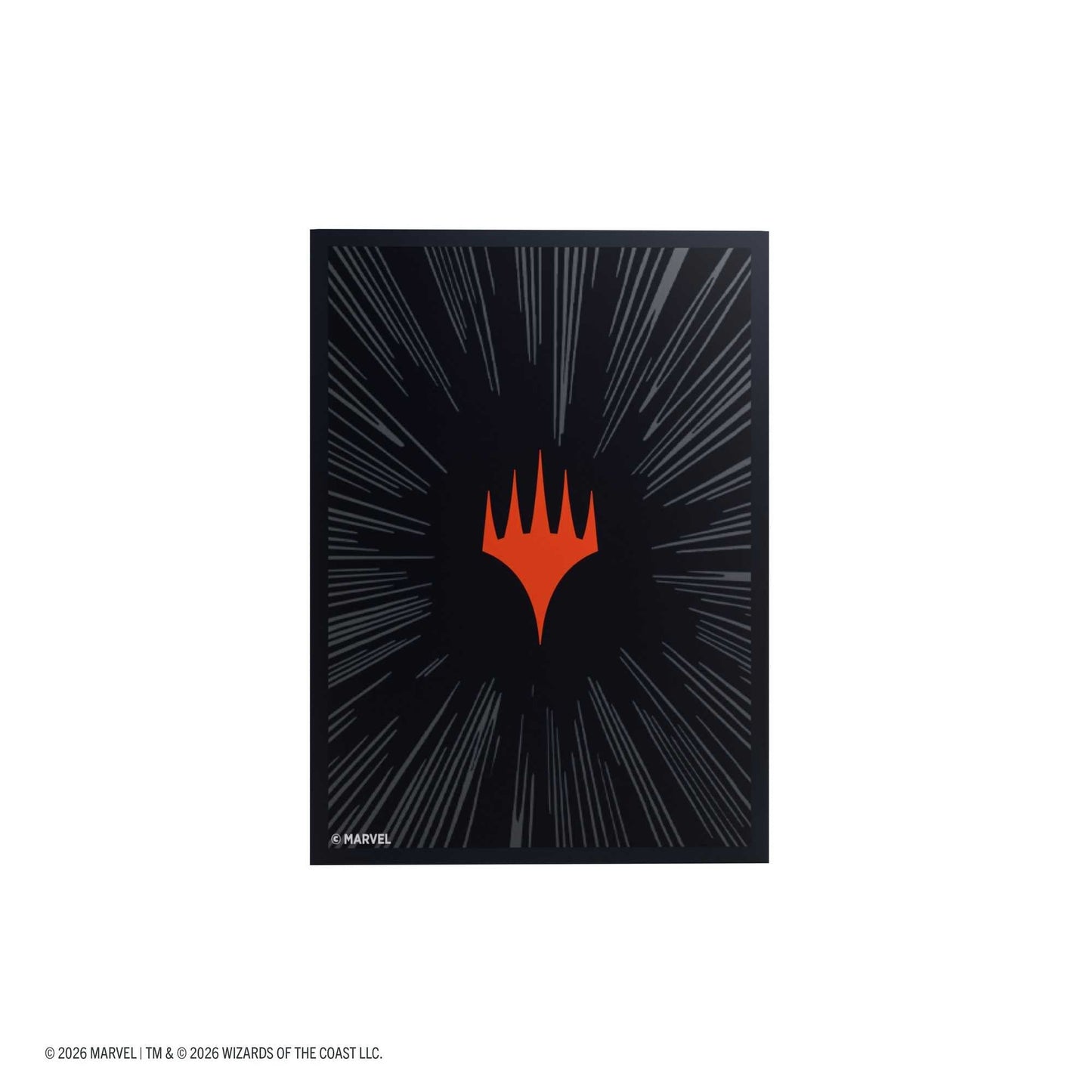 Gamegenic Magic: The Gathering Marvel Super Heroes Premium Double Sleeving Pack 100 -  Comic Burst Black