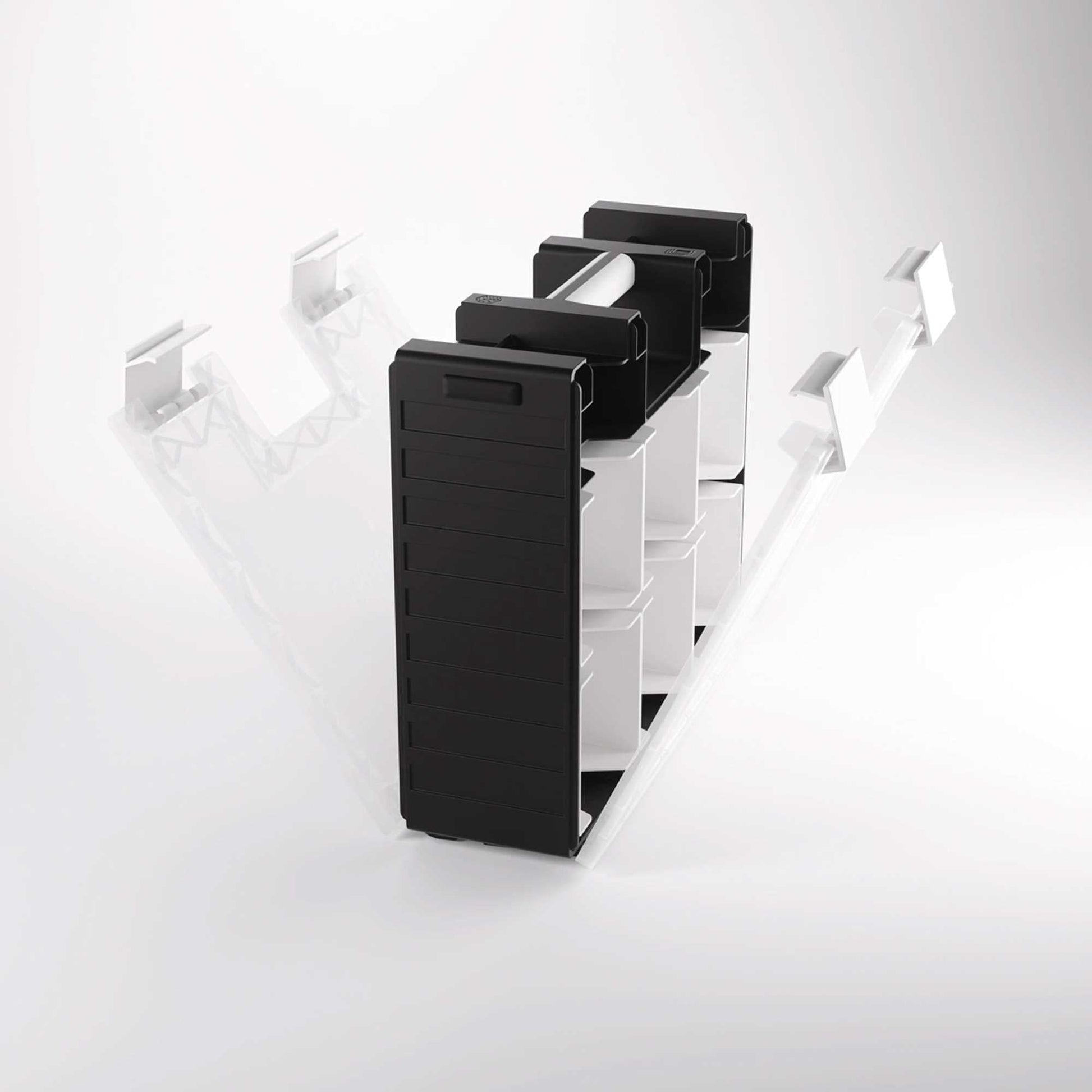 Gamegenic Game Castle Black/White/Clear