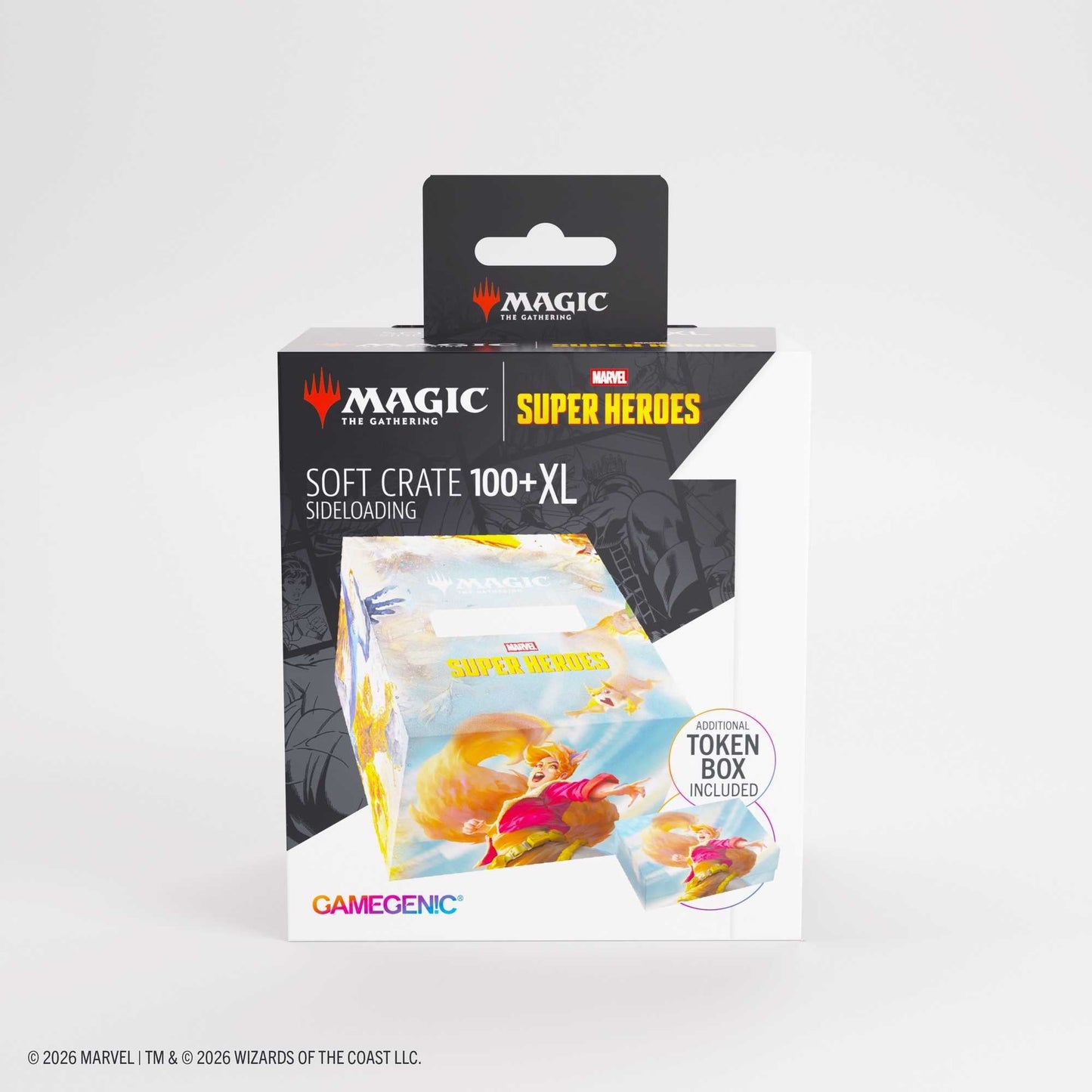 Gamegenic Magic: The Gathering Marvel Super Heroes Soft Crate 100+ XL Sideloading - The Fantastic Four/Go Nuts!