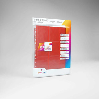 Sideloading 18-Pocket Pages Red - Pack (10)