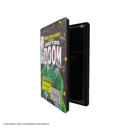 Gamegenic Magic: The Gathering Marvel Super Heroes Zip-Up Album 18-Pocket - Doctor Doom/Spider-Man
