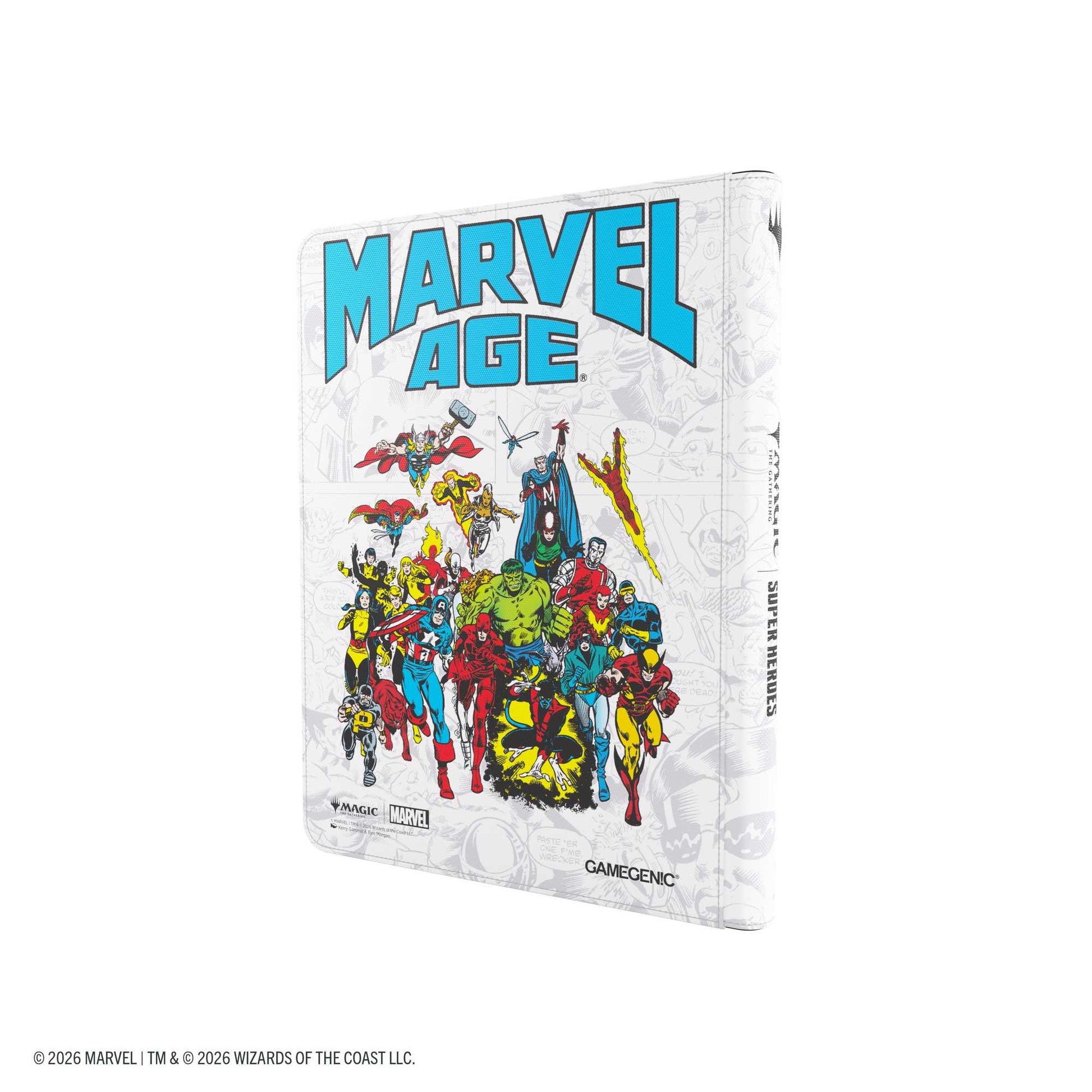 Gamegenic Magic: The Gathering Marvel Super Heroes Zip-Up Album 18-Pocket - Marvel Age