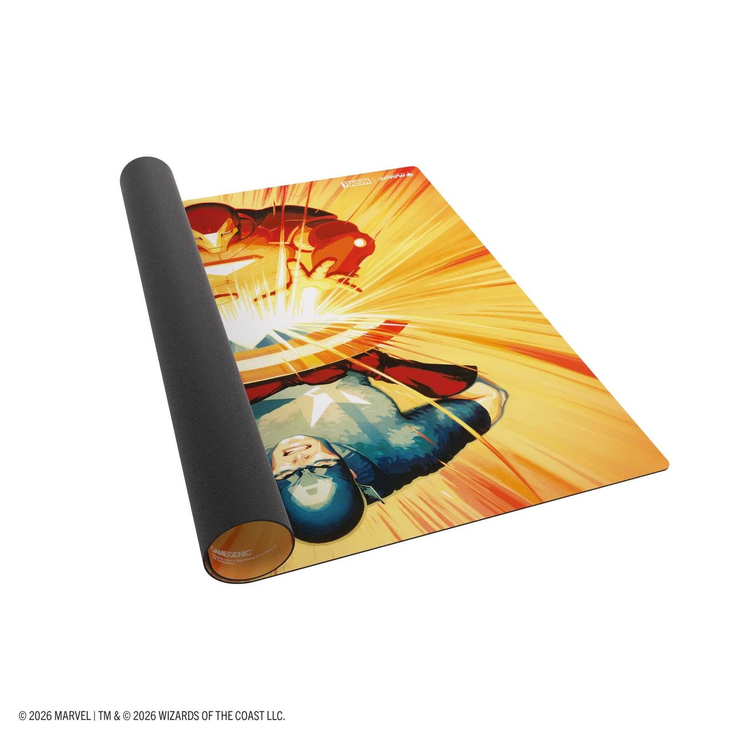 Gamegenic Magic: The Gathering Marvel Super Heroes Prime 2-Player Playmat - Iron Man/Captain America
