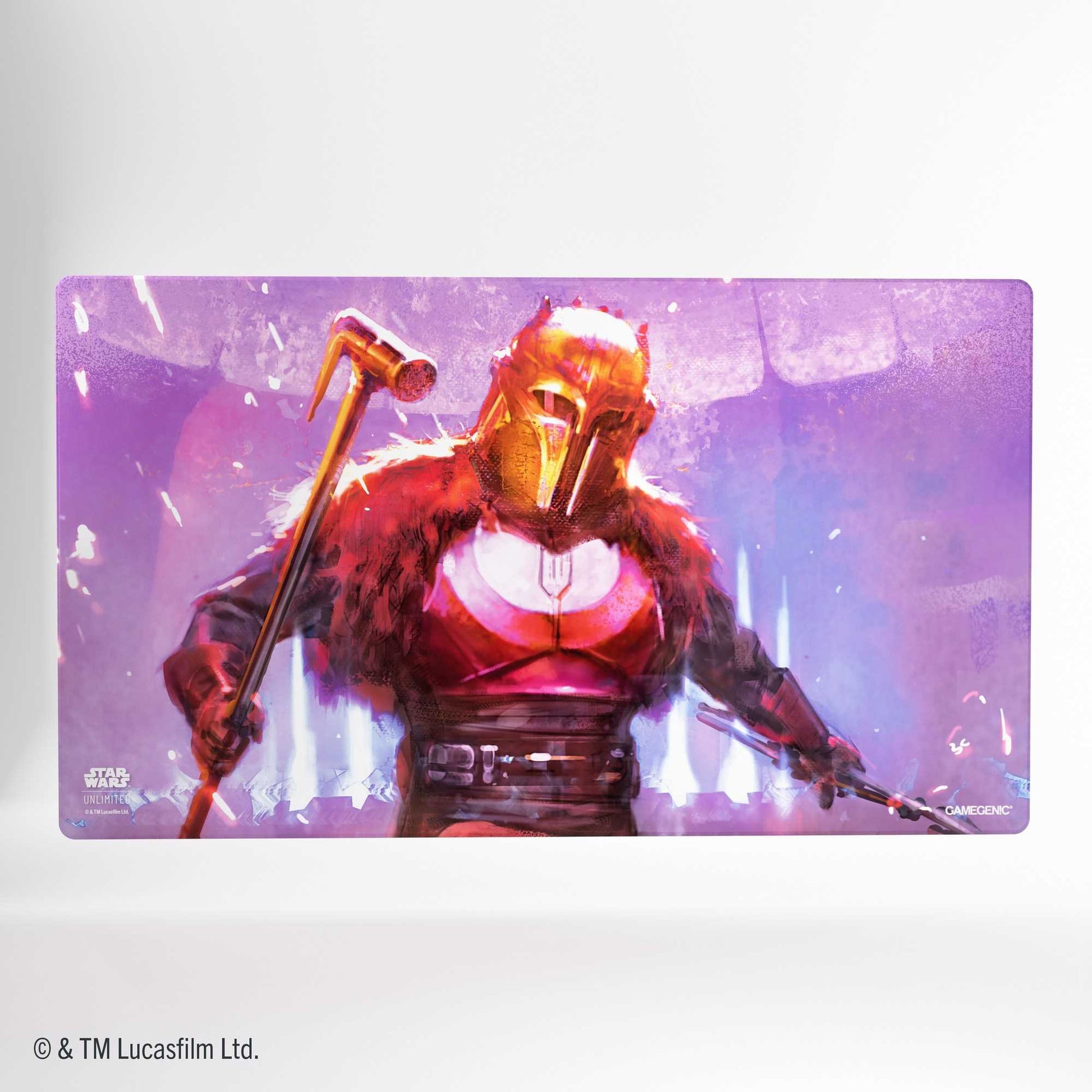 Star Wars: Unlimited Shiny Game Mat - The Armorer