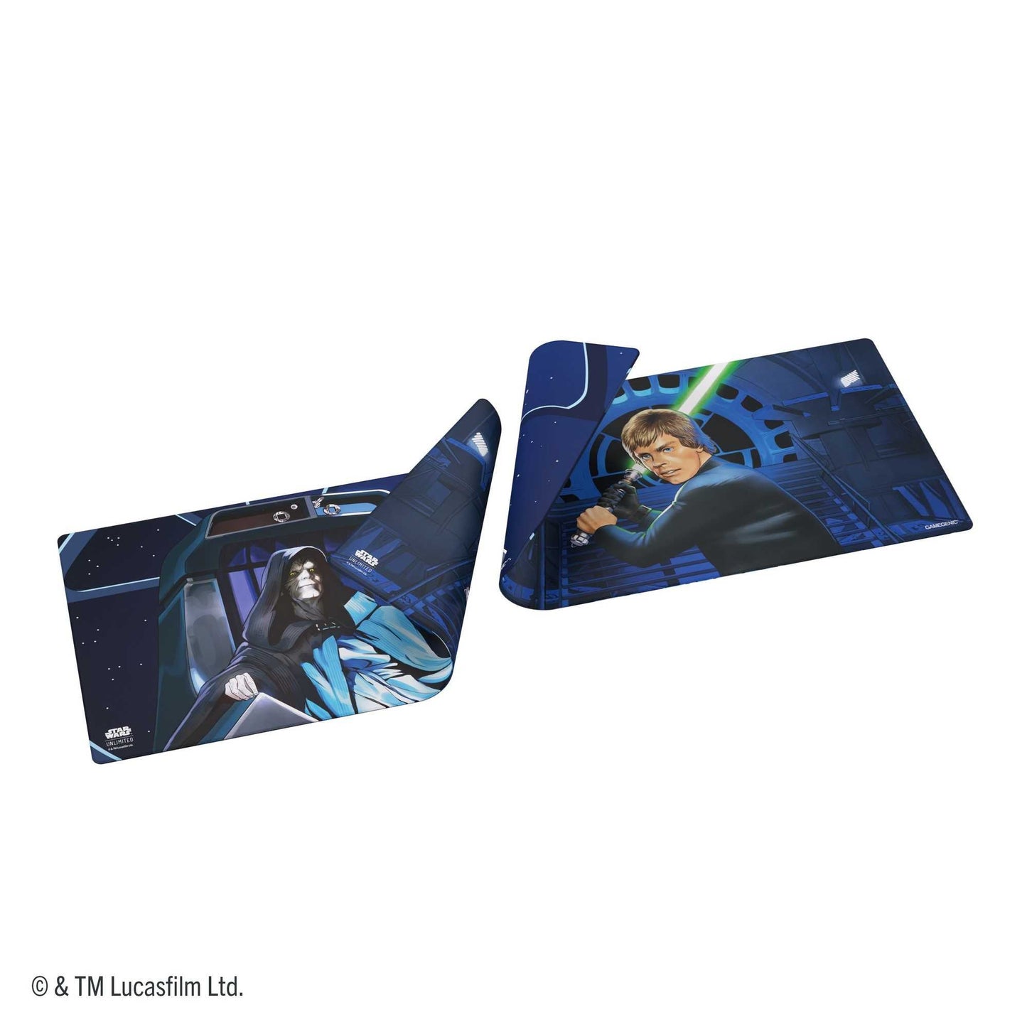 Star Wars: Unlimited Double-Sided Game Mat - Jedi Luke Skywalker & Emperor Palpatine