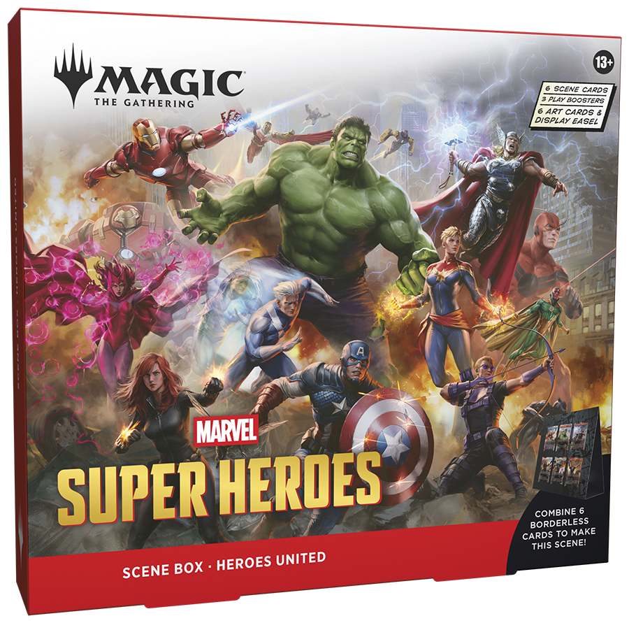Magic The Gathering: Marvel Super Heroes Scene Box - Heroes