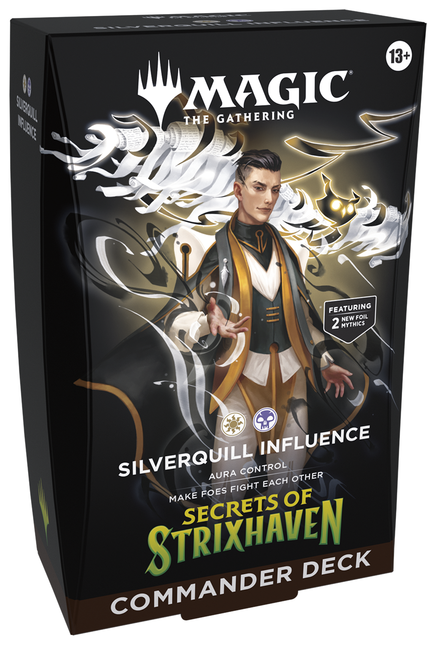 Magic The Gathering: Secrets of Strixhaven Commander Deck - Silverquill Influence