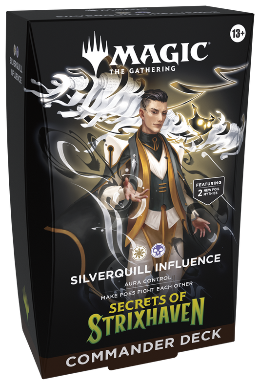 Magic The Gathering: Secrets of Strixhaven Commander Deck - Silverquill Influence