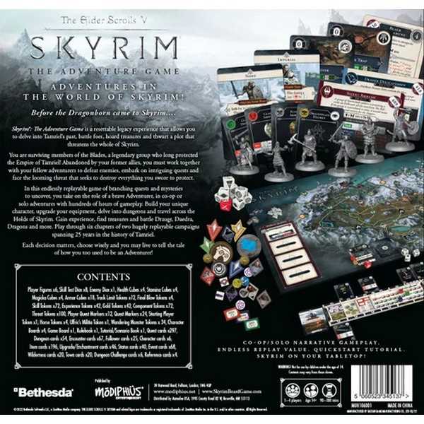The Elder Scrolls: Skyrim - Adventure Board Game