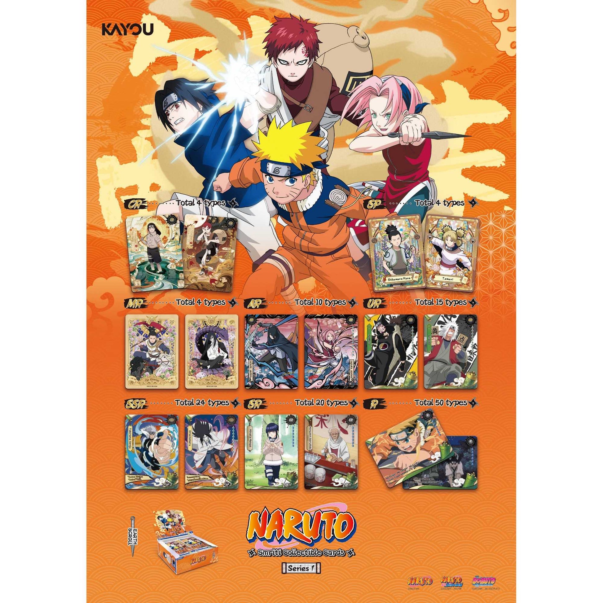 NARUTO-Smriti Collectible Cards-Earth Scroll Blister-001A-EMEA
