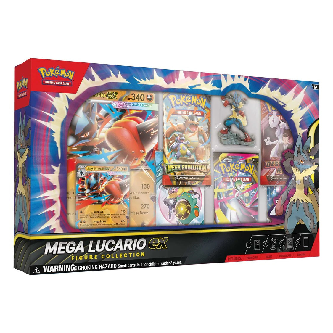 Pokemon TCG: Mega Lucario ex Figure Collection