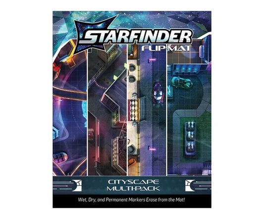 Starfinder Flip-Mat: Cityscape Multi-Pack