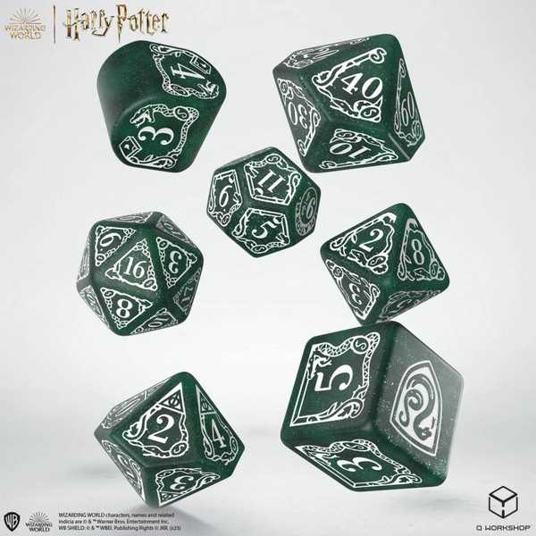 Harry Potter Slytherin Modern Dice - Green