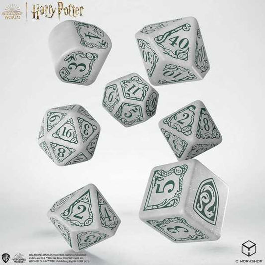 Harry Potter Slytherin Modern Dice - White